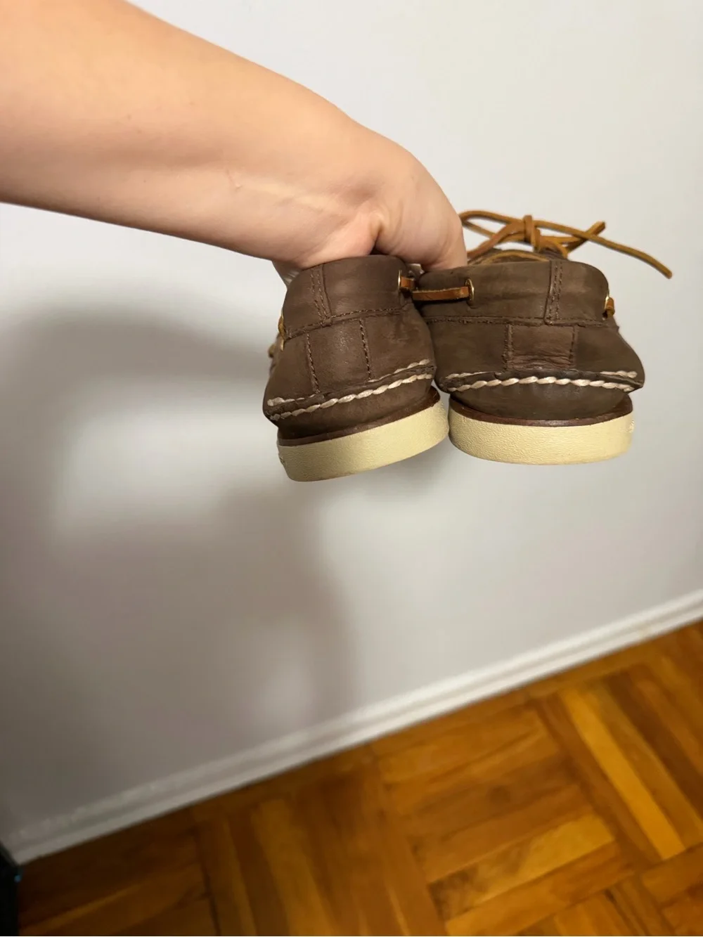 Sperry Gold Cup Authentic Original 2-Eye Boat Shoe in brown 8 men